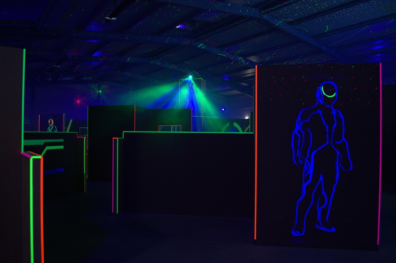 Lasertag im Alma Park